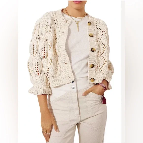 Ba&sh gorgeous Sennay cardigan pullover S - Picture 4 of 14